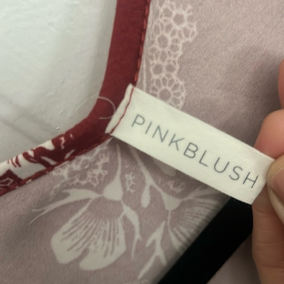 Pink Blush maternity wrap dress - Picture 3 of 4